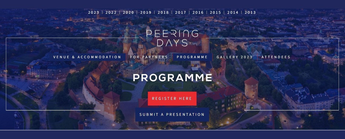 Peering Days 2024 - 05-07th March 2024